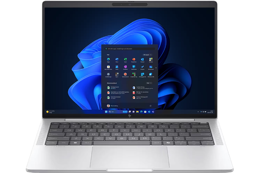 PC laptop som visar dashboarden