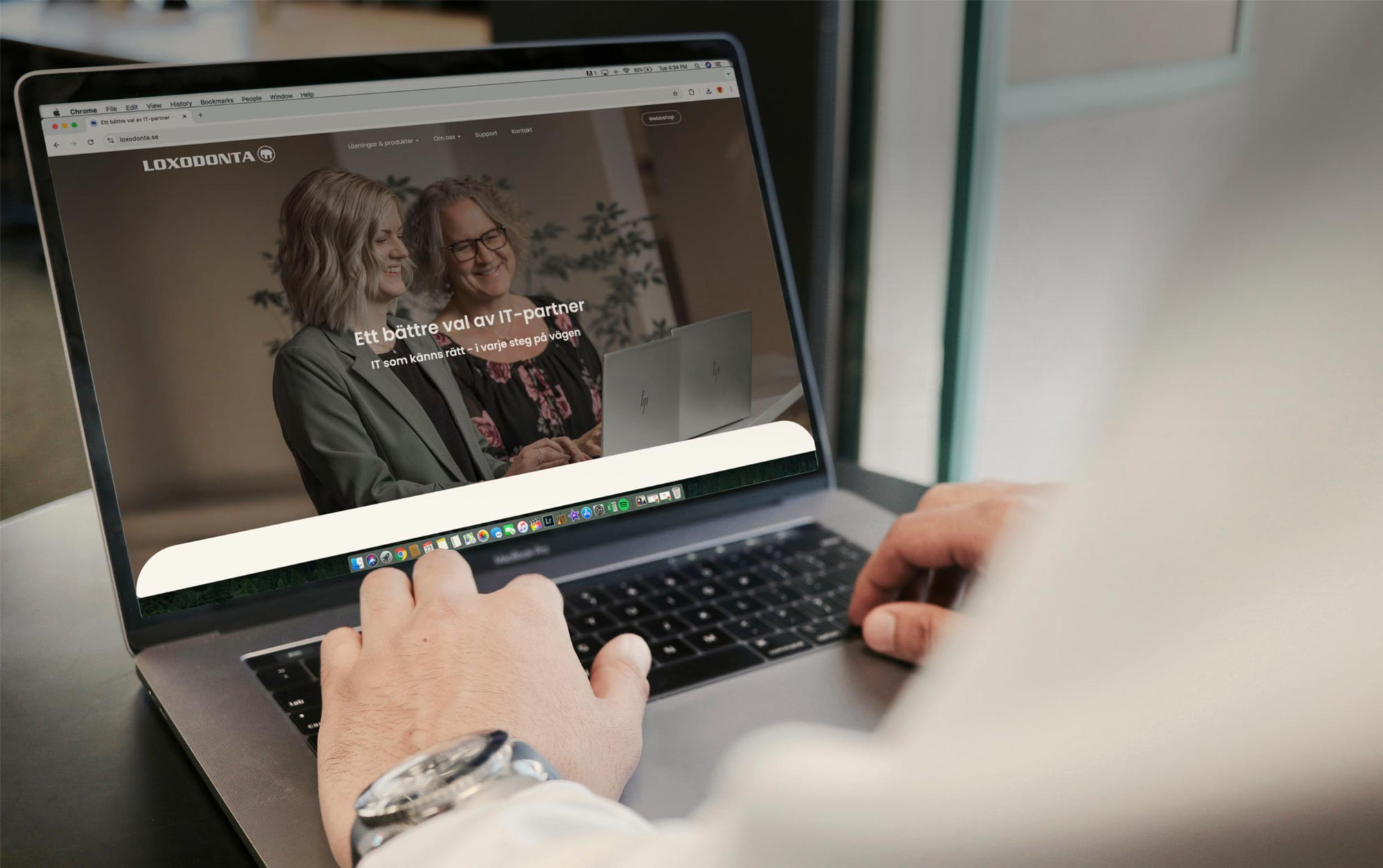 Loxodontas nya hemsida